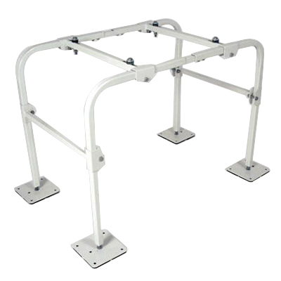 DiversiTech® QSMS2401 Mini-Split Stand with (2) Support mounting arm, 14 ga Steel Tubing, Powder-Coated, 24 in L
