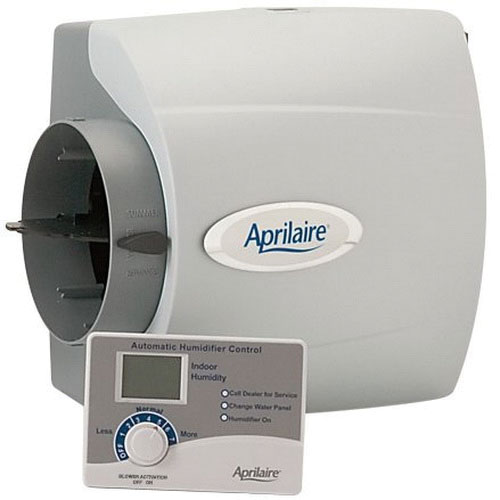 Aprilaire® 400 Bypass Humidifier, 24 VAC at 60 Hz, 0.5 A, Automatic Digital Control, 17 gal/day Capacity.