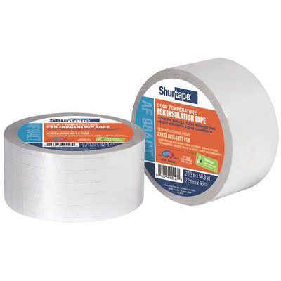 Shurtape® AF984CT-3 Duct Tape, 50 m L, 3 in W, Aluminum Backing, Silver, White Acrylic Based Adhesive