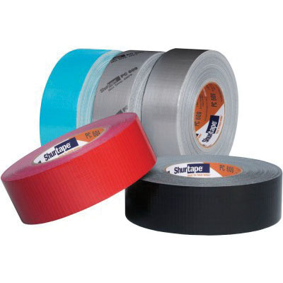 Shurtape® 149263 Duct Tape, 10 mil Thick, 2 in W, 60 yd L, Gray/Silver, Blended Rubber Adhesive