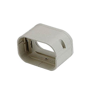 RectorSeal® Slimduct 86130 Coupler, PVC, Ivory, 2-5/8 in L, 4-1/4 in W, 2-7/8 in H