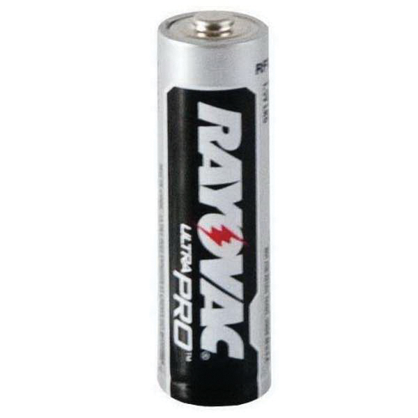 RAYOVAC® AL-AA-8P Ultra Pro Battery, Alkaline Battery, 2500 mAh Battery Capacity, 1.5 V Nominal