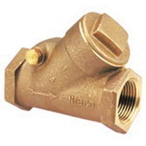 NIBCO® T-473-B Regrinding Y-Pattern Bronze Check Valve, 2 inch, NPT x NPT