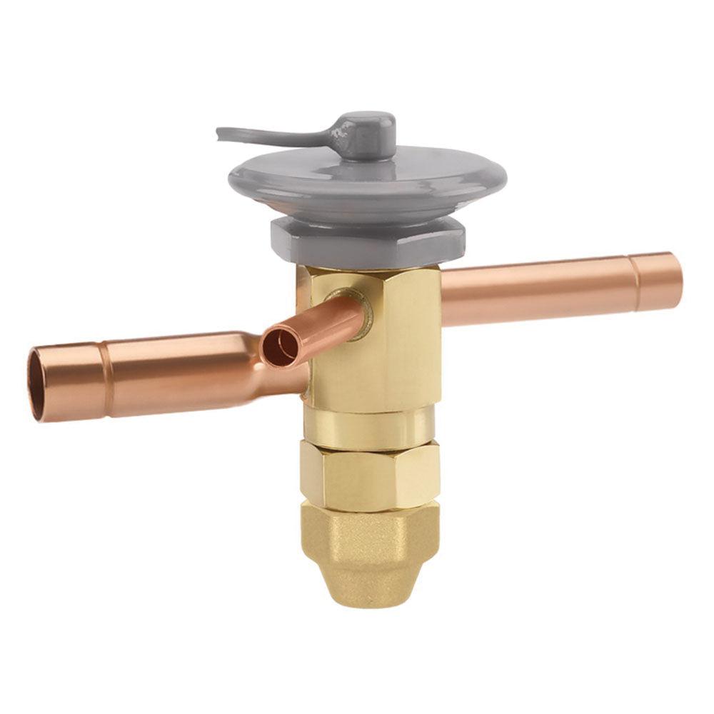 Sporlan® 168781 Thermostatic Expansion Valve, 5/8 x 7/8 in, ODF Solder, R-22 (Green) Refrigerant, 12 ton Nominal, Brass