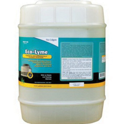 Nu-Calgon Eco-Lyme 4167-05 Scale Remover/Descaler, Liquid, Slight Sulfurous, 5 gal, Pail