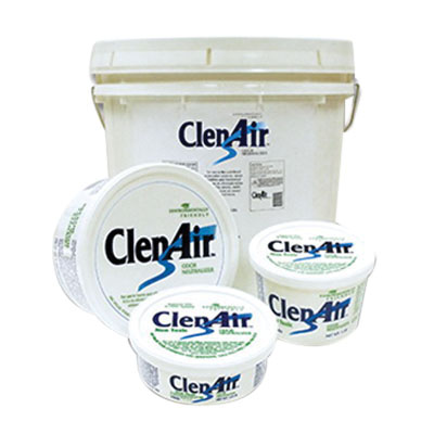 ClenAir™ 1801 Odor Neutralizer, 1 lb, Tub, Solid Gel, White