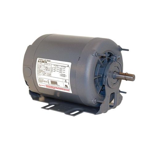 Century® F391 Fan and Blower Motor, 115 VAC, 6.8/3.8 A, 0.14 to 1/2 hp, 1140 rpm, 1725 rpm Speed, 0.37 kW, 1 ph -Phase