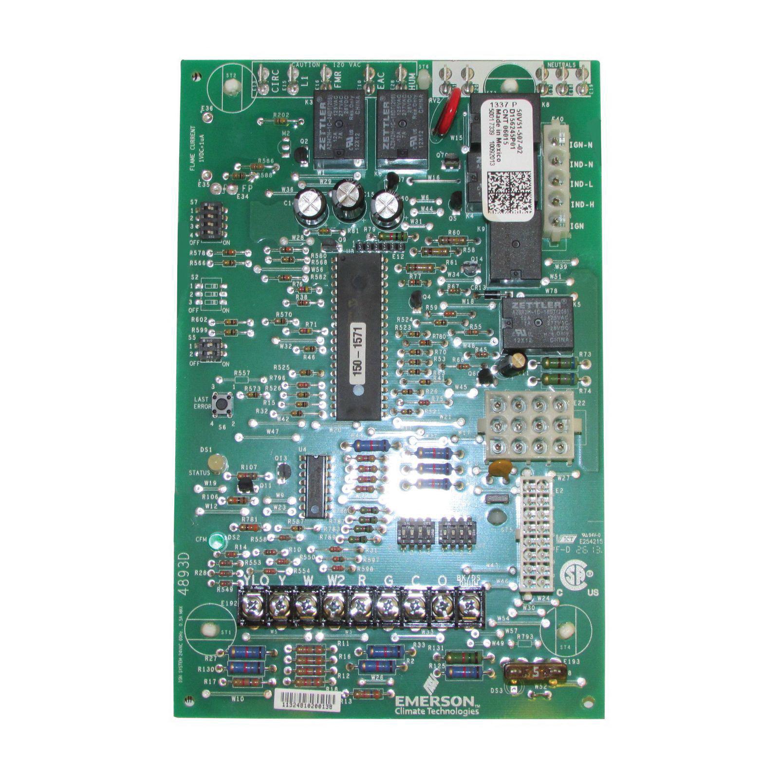 TRANE&reg; KIT15815 Furnace Control Board Kit, Engineered Polymer, 18-32 VAC, 4.8 A FLA, 50/60 Hz, 1 ph Phase