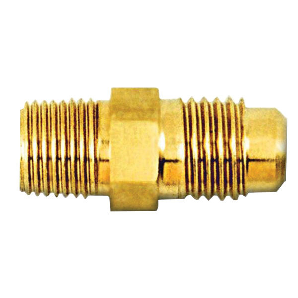C&D Valve CD1818 Access Valve, 1/4 x 1/8 in Nominal, Male Flared x MPT Connection, CD2250 Brass Body