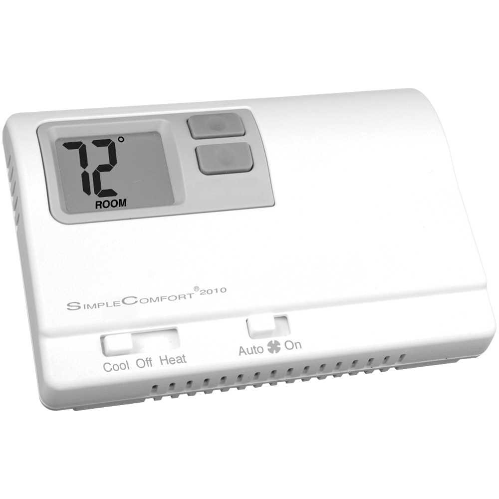 Non-Programmable SimpleComfort Thermostat - 1 Heat/1 Cool/1 Heat Pump