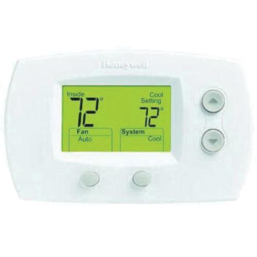 Honeywell 5000 Series TH5220D1029/U FocusPro Non-Programmable Thermostat, 20 to 30 VAC, 750 mV