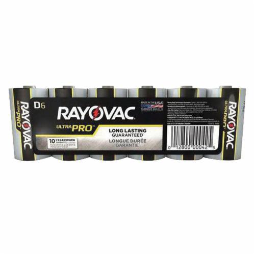 RAYOVAC® AL-D-6J Battery, D Battery