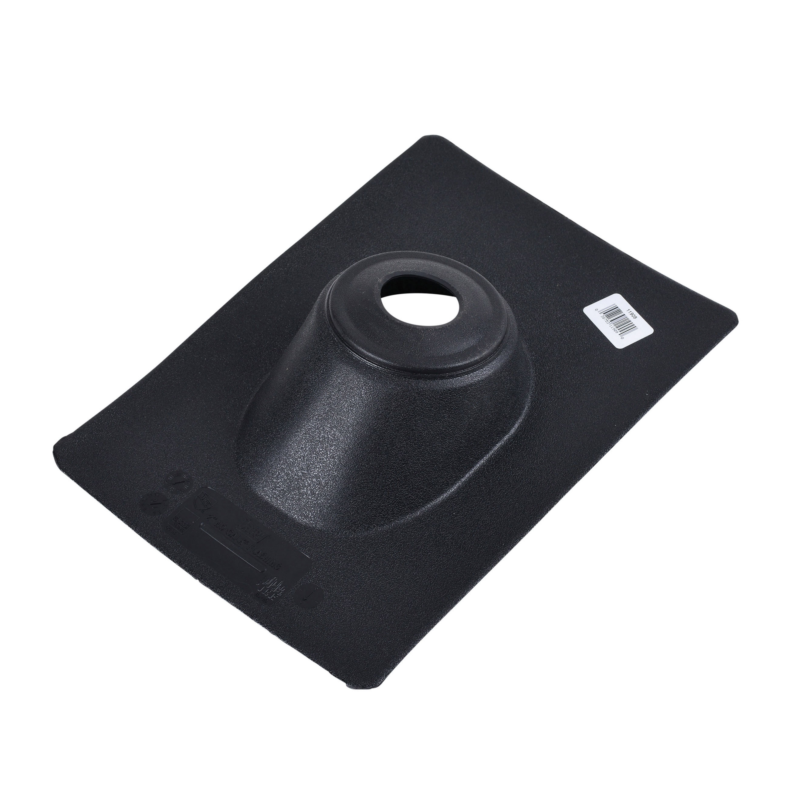 Oatey® No-Calk® 11910 Roof Flashing, 15 in L Base, 11 in W Base, Thermoplastic, Fits Vent Pipe Size: 3 in