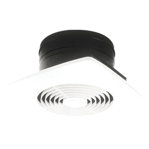 BROAN® 504 Utility Ventilation Fan, 120 VAC, 1.7 A, 25 ga Steel, Plastic