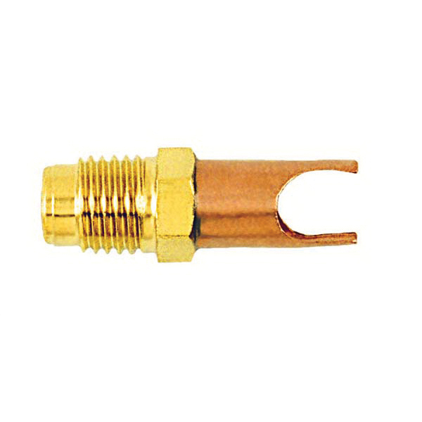 C&D Valve CD5516 Braze-On Saddle Valve, 5/16 in Nominal, Copper-to-Copper Connection, Brass and Copper Body