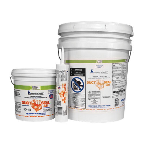 CARLISLE® FlexGrip 321 304159 Water Based Duct Sealant, 10 oz, Cartridge, Paste, Gray, Slight Ammonia