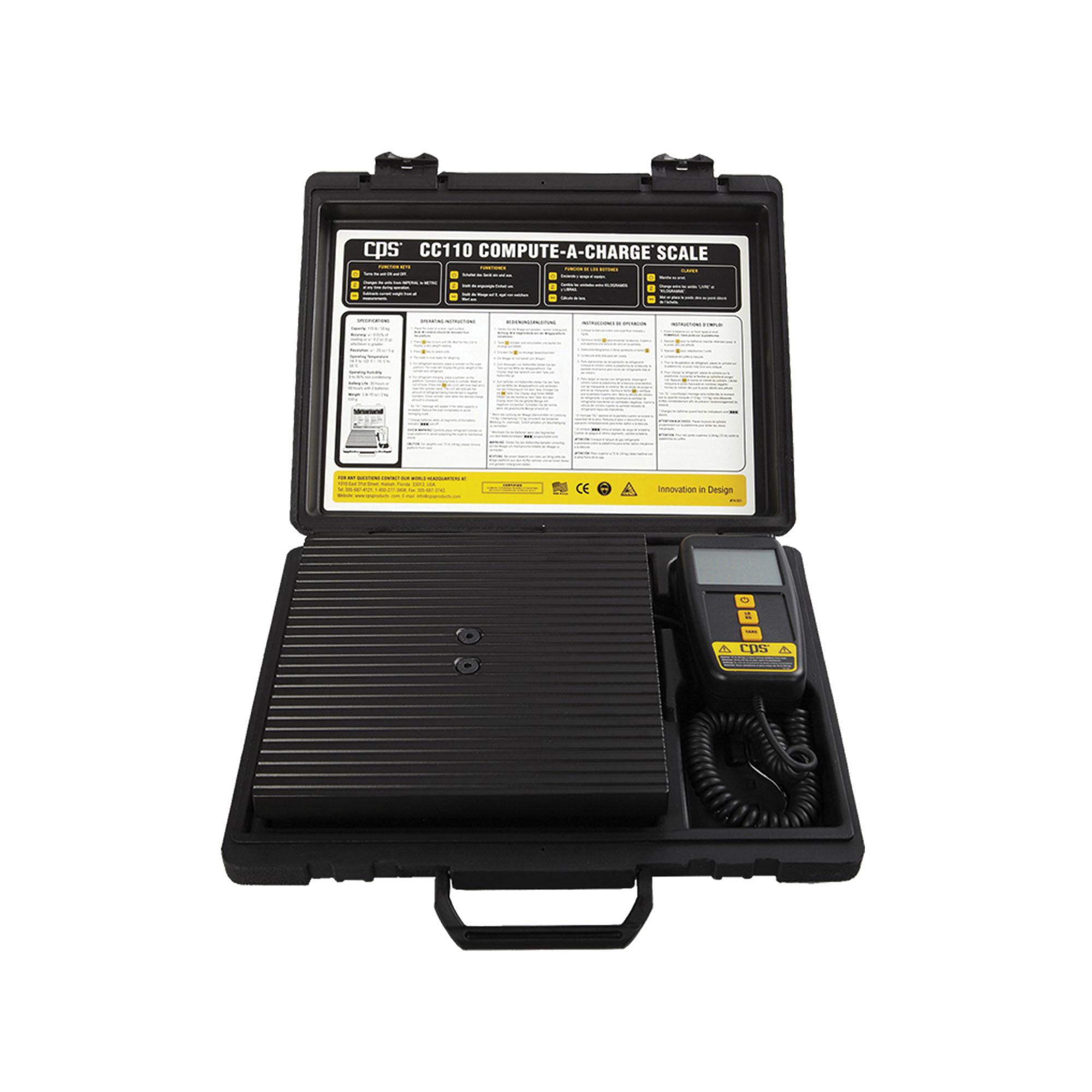 CPS® CC110 Charging Scale, 110 lb Capacity, LCD Display