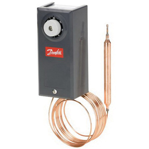 Danfoss 060L2151 Temperature Control, 120/240 VAC, Configuration: SPST, Switching Action: Close on Rise