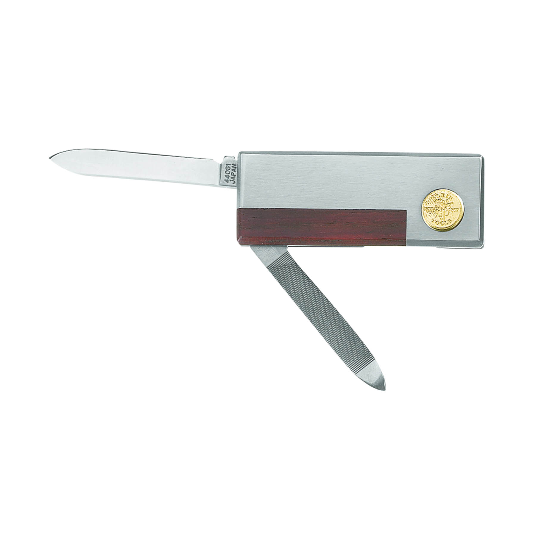 KLEIN TOOLS® 44031 Pocket Knife, 1 -Blade, Spearpoint, Nail File Blade, 1-1/2 in Spearpoint, 1-1/2 in Nail File L Blade