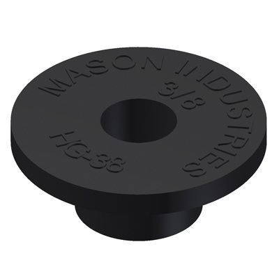 Mason Industries HG-38 Bolt Isolation Washer-Bushing, 3/8 in ID, 1-1/4 in OD, 1/8 in Thick Overall, 4 Elongation