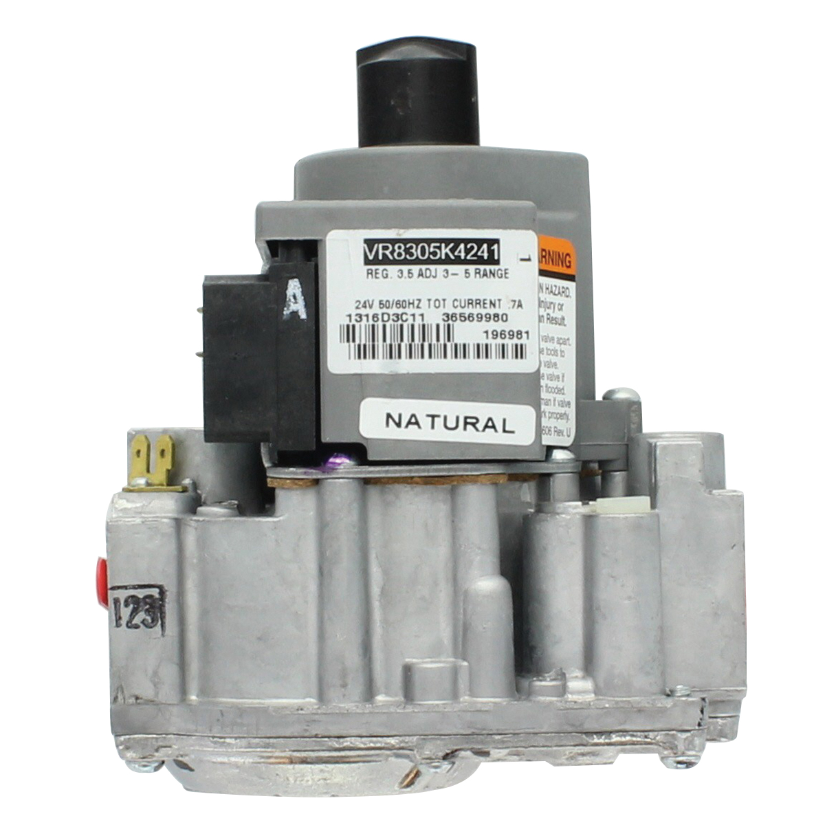 REZNOR® 196981 Gas Valve, 3/4 in Nominal, NPT Connection, Natural Gas Fuel, 1 -Stage