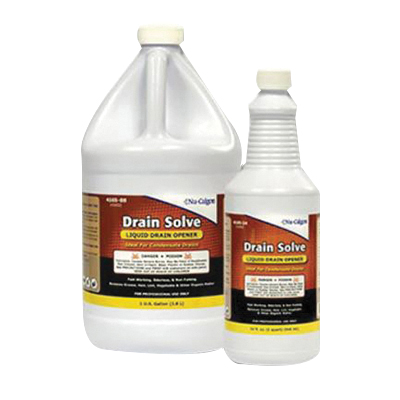 Nu-Calgon Drain Solve 4165-08 Drain Opener, Liquid, 1 gal, Bottle