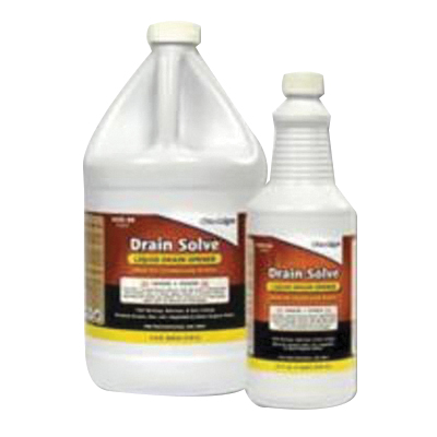 Nu-Calgon Drain Solve 4165-24 Drain Opener, Liquid, Odorless, 1 qt, Bottle