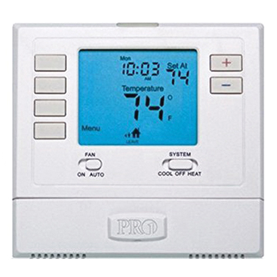 Pro1 IAQ T700 T725 Thermostat, 18 - 30 VAC, 1 - 1.5 A, 5-1-1 day Program Programmability, 2 Heat/1 Cool -Stage