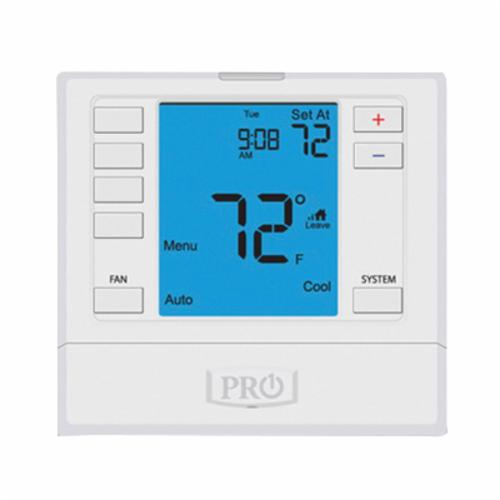 Pro1 IAQ T755 Programmable Thermostat, 18 - 30 VAC, 5/1/1 day Program Programmability, 2, 3 Heat/2 Cool -Stage