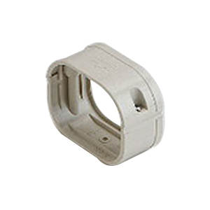 RectorSeal® Slimduct 85029 Flexible Adapter, PVC, Ivory, 1-3/8 in L, 3-1/4 in W, 3-1/4 in H