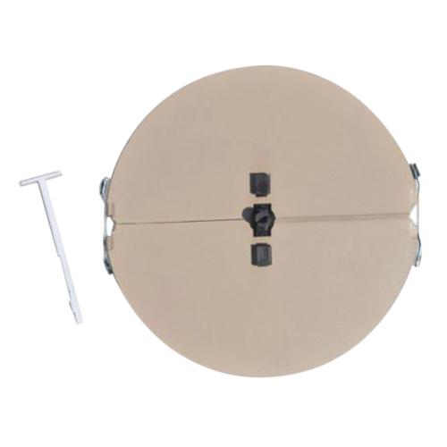 TRUaire® 802-06 Butterfly Damper, 6 in, Steel, Powder-Coated