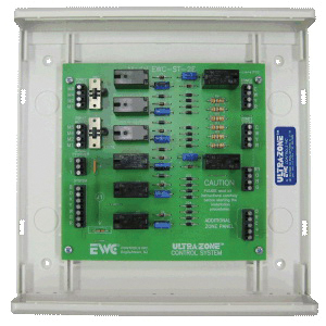 EWC® Ultra-Zone ST ST-2E Control Panel, 24 VAC, 2.5 A, 10 in L x 9-7/8 in W x 1.7 in D