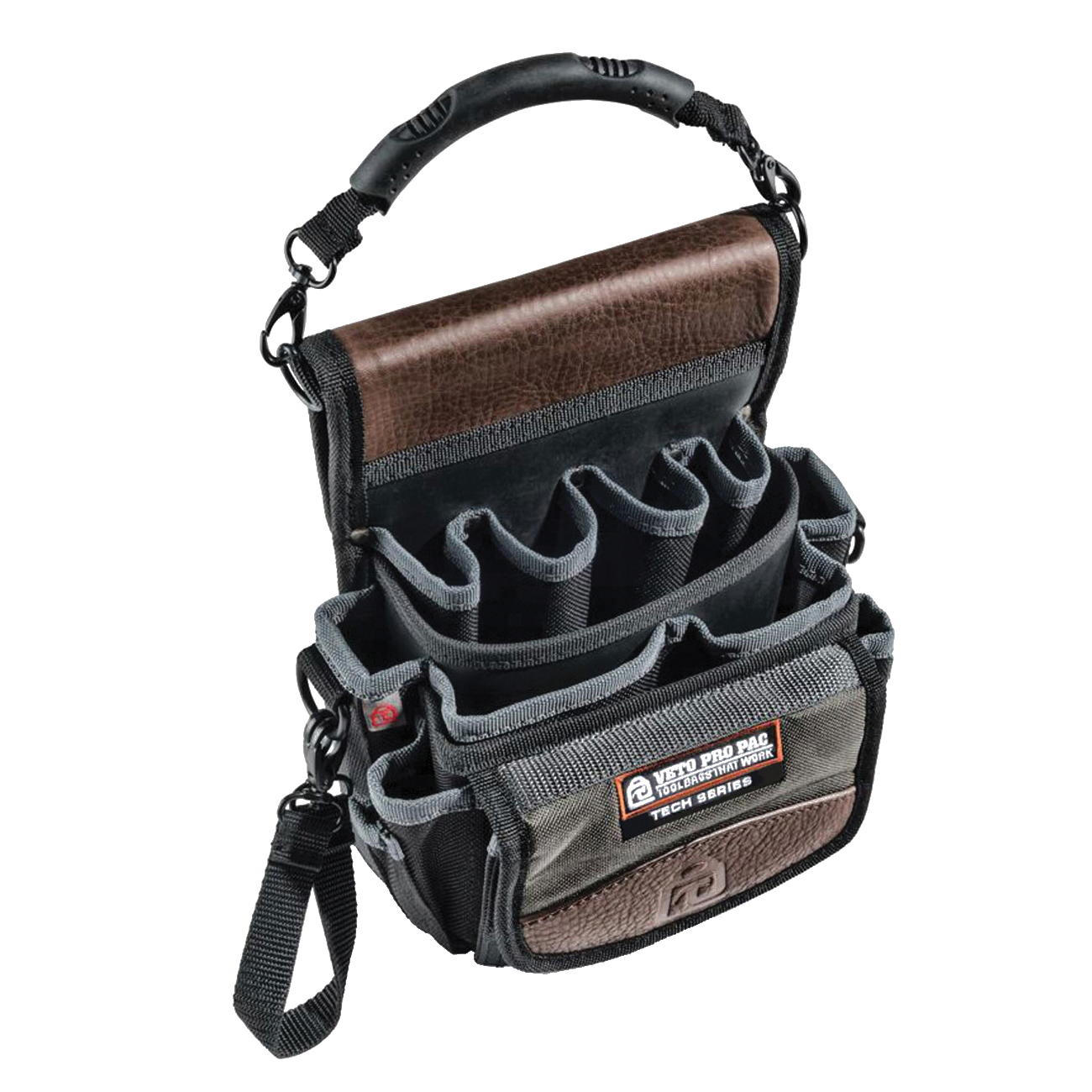 VETO PRO PAC® TECH TP4 Tool Pouch, 4-3/4 in W, 9-1/2 in H, 20 Interior and Exterior -Pocket