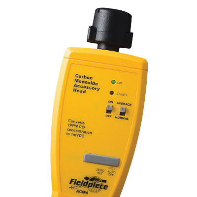 Fieldpiece ACM4 Detector Head, 2-1/2 in L x 6-1/4 in W x 11 in H, For Use With: Modular Instruments, Yellow
