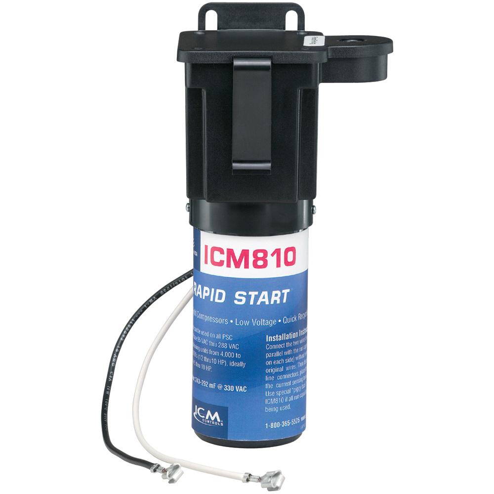 ICM&trade; Rapid Start&reg; ICM810 Hard Start Kit, 243 to 292 uF, 95/288/502 V