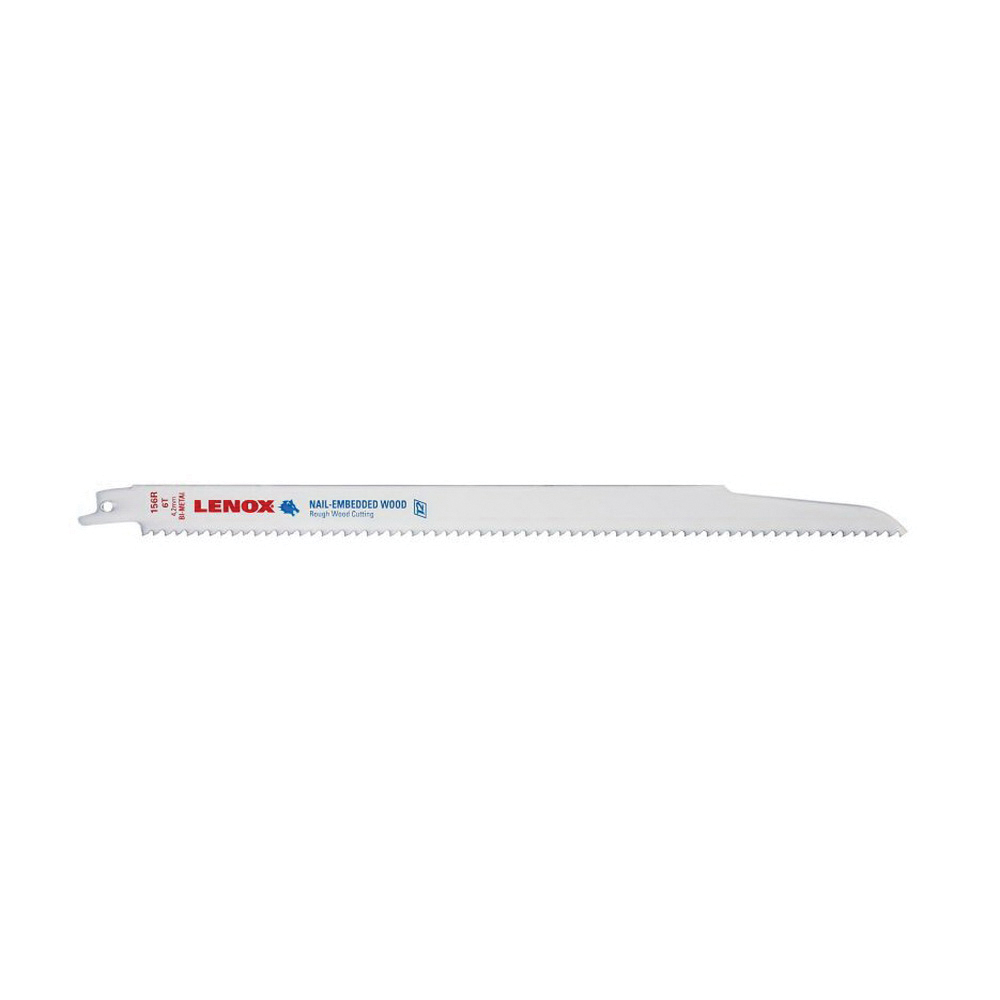 LENOX® 20585156R Reciprocating Saw Blade, 12 in L, 3/4 in W, Constant Pitch Teeth, 6 TPI, Bi-Metal Blade