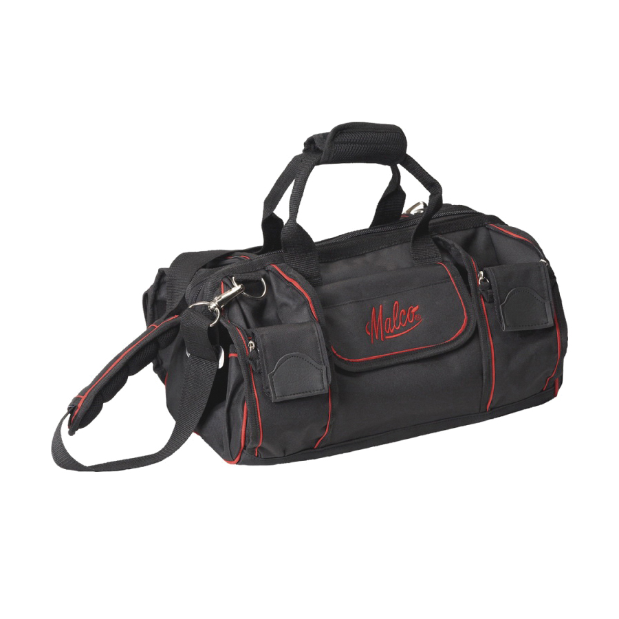 Malco® 53652 Soft Sided Tool Bag, 8 in W, 8 in H, (8) Interior -Pocket, Nylon, Lock-Tight Web Handle