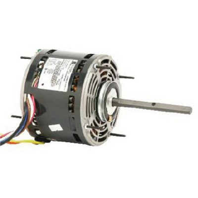US Motors® 1973 Fan and Blower Motor, 208 to 230 V, 3.3 A, 1/2 hp, 1075 rpm Speed, 1 ph -Phase, 60 Hz, 48Y Frame