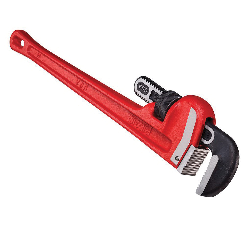 RIDGID® 31030 Pipe Wrench, 24 in OAL, 3 in Jaw, Ductile Iron Jaw