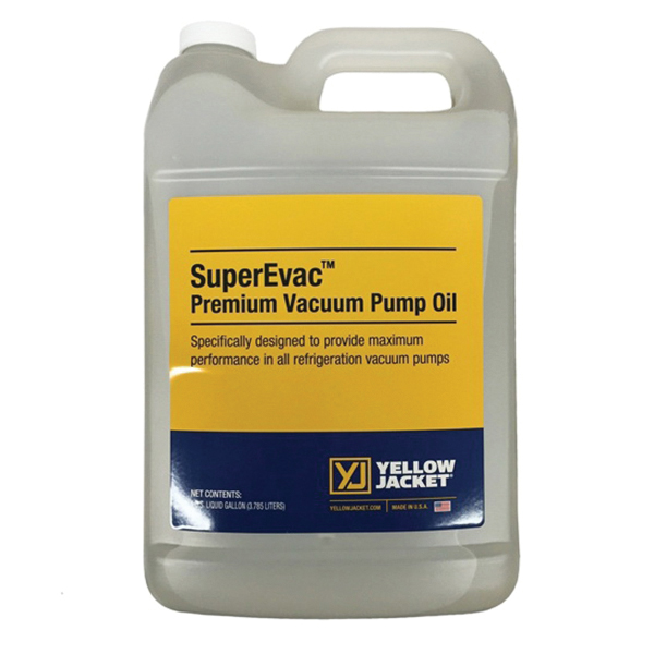 Yellow Jacket® 93096 Vacuum Pump Oil, 1 gal, Bright Liquid Form, Water White, Characteristic Petroleum Odor/Scent