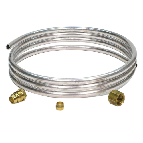 Robertshaw® 11-293 Pilot Burner Tubing With Fittings, Aluminum, 5 ft L, 0.035 in Thick Wall