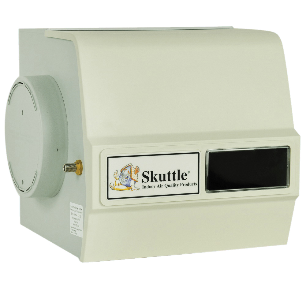 Skuttle® 190-SH1 Bypass Drum Humidifier, 24 VAC, 17 gpd Capacity, Thermoplastic