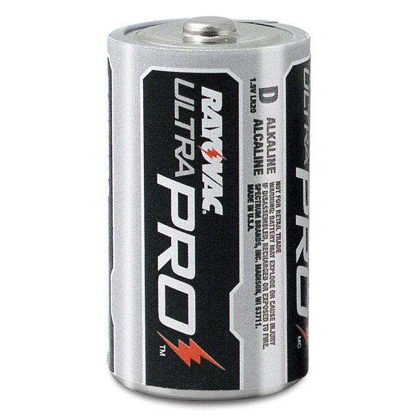 RAYOVAC® AL-C2P Ultra Pro Battery, Alkaline Battery, 7800 mAh Battery Capacity, 1.5 V Nominal
