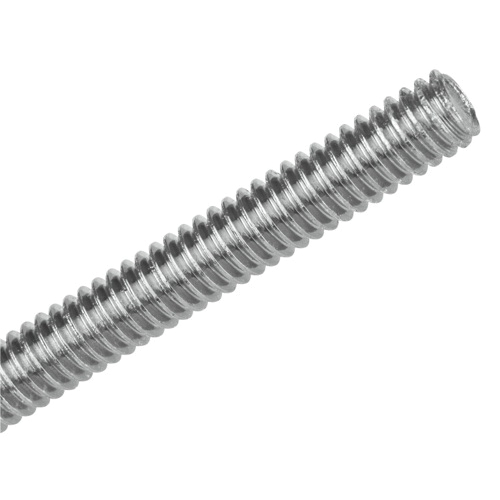 Superstrut® H104-1/2x10 Threaded Hanger Rod, Coarse Thread, 10 ft OAL, Steel, GoldGalv
