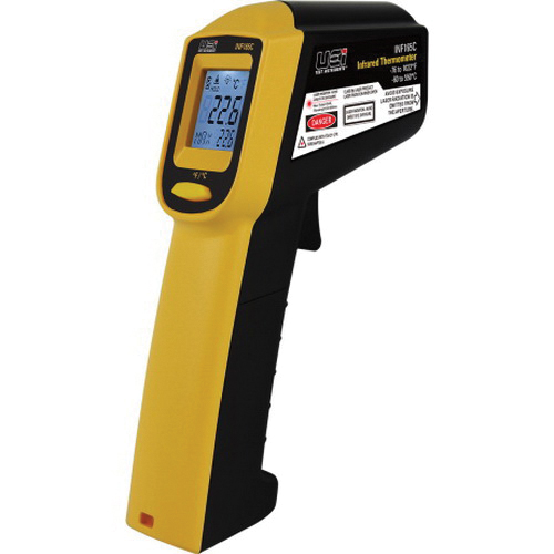 UEi TEST INSTRUMENTS™ INF165C Infrared Thermometer, -76 to 1022 deg F, +/-2.5% Reading or 4 deg F Accuracy