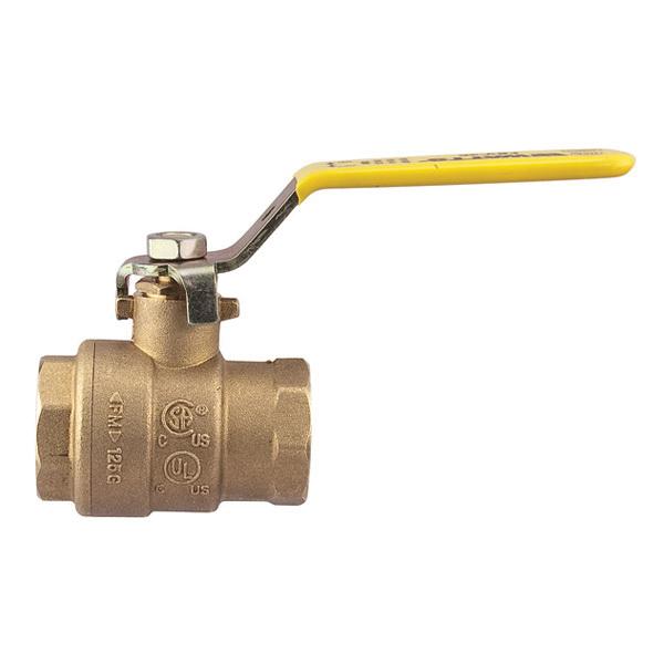 WATTS® FBV-3C Full Port Forged Brass Ball Valve, 3/8 inch, FIP x FIP