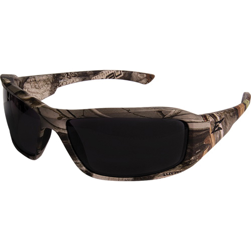 EDGE® XB116CF Safety Glasses, Unisex, Universal, Smoke Lens, Scratch-Resistant Lens, Forest Camouflage Frame