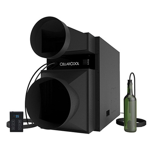 CellarCool FD3300 Self-Contained Wine Cooler with Remote Control, 2688 Btu/hr at 55 deg F BTU, 256 cu-ft/min, 115 V