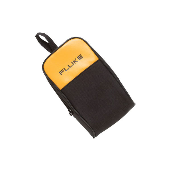 Fluke® C25 Soft Carrying Case, 5 in W x 2.52 in H x 8.6 in D, Polyester, Black and Yellow