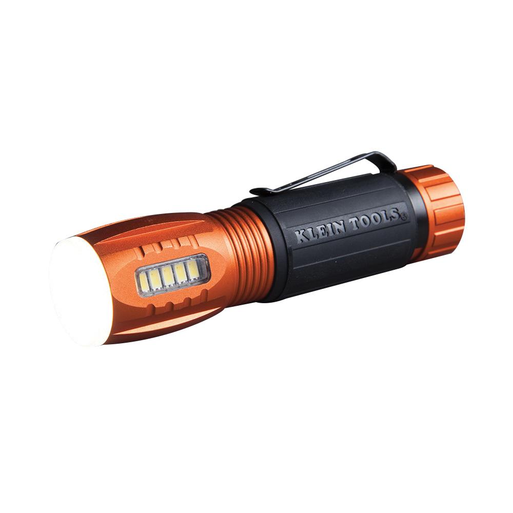 KLEIN TOOLS® Klein® 56028 Flashlight With Work Light, LED Bulb, 235 Lumens Lumens, 3 -Battery, 6 hr Average Life